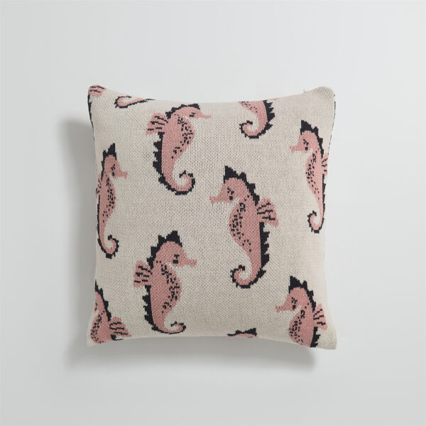 Seahorse pattern Pillow Cover - Image 3